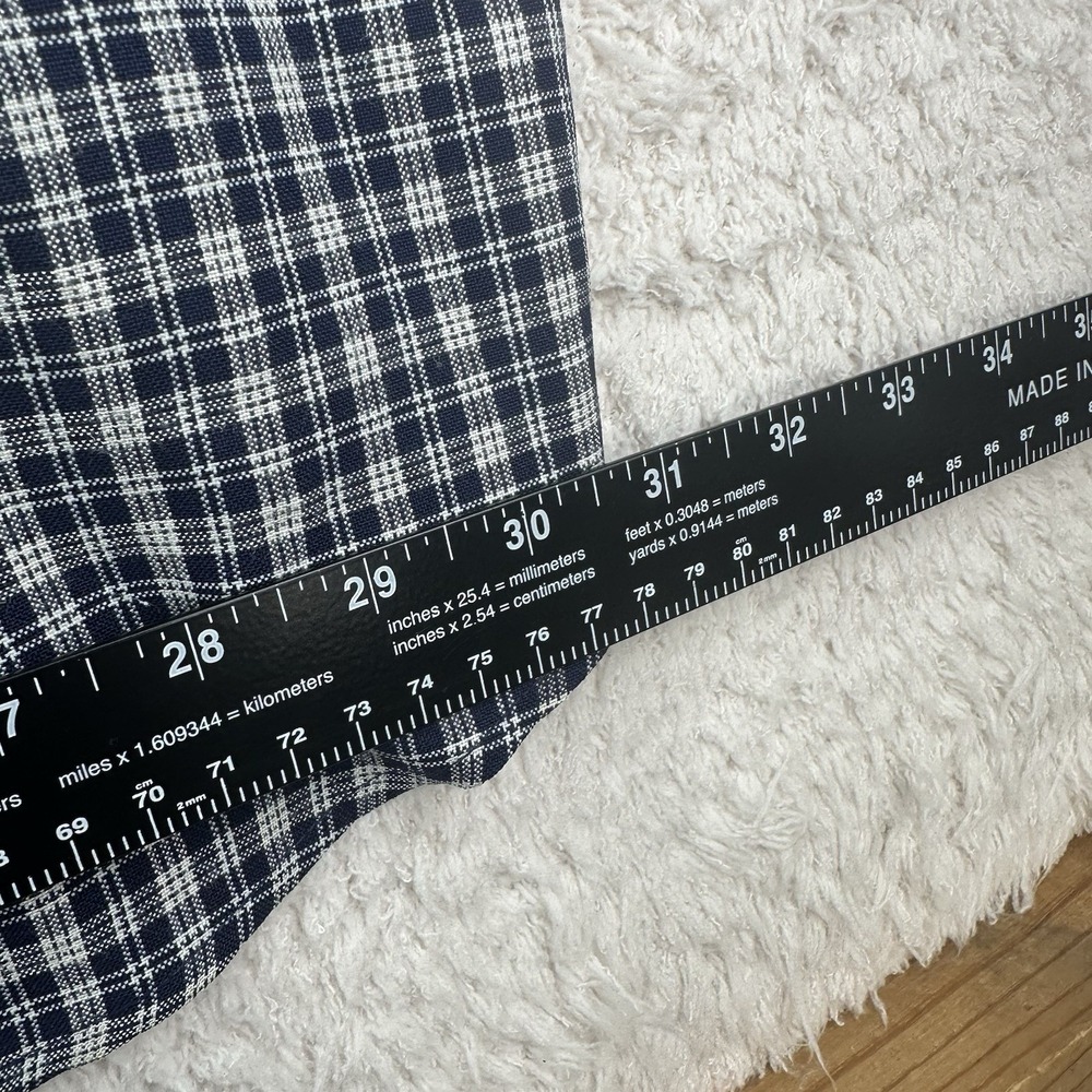South Pole Mens Button Shirt 4XL Black Plaid Long Sleeve Y2K Big & Tall - Picture 5 of 9